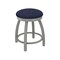 Holland Bar Stool Co 18" Swivel Vanity Stool, Nickel Finish, Graph Anchor Seat 80218AN014 - alternate 1